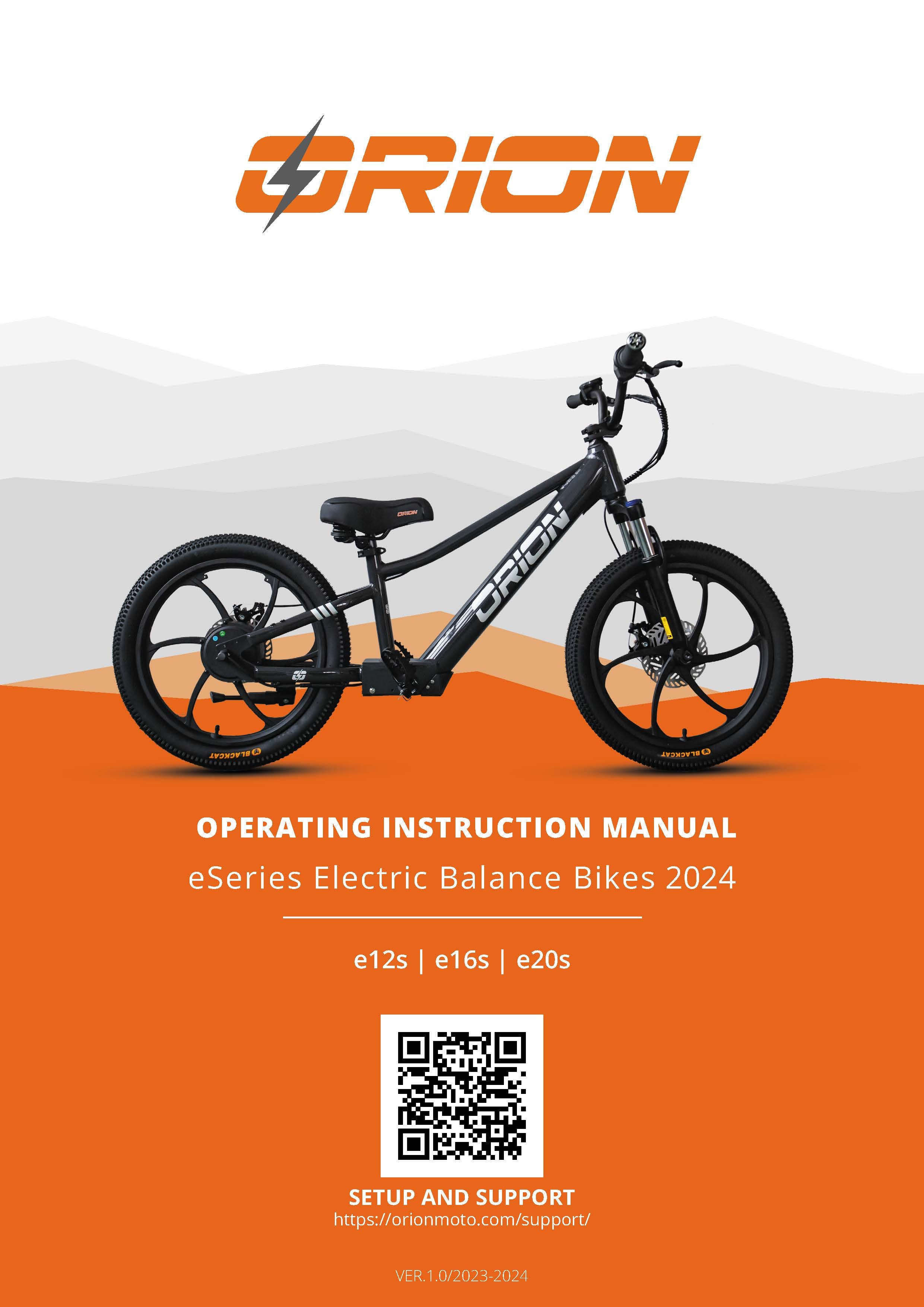 2024 Orion eSeries [S] Owners Manual