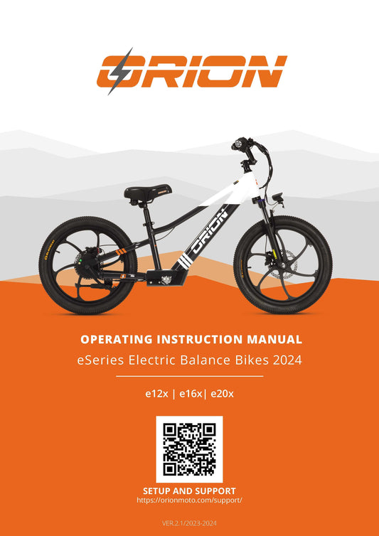 Orion eSeries [X] Owners Manual | Gen2