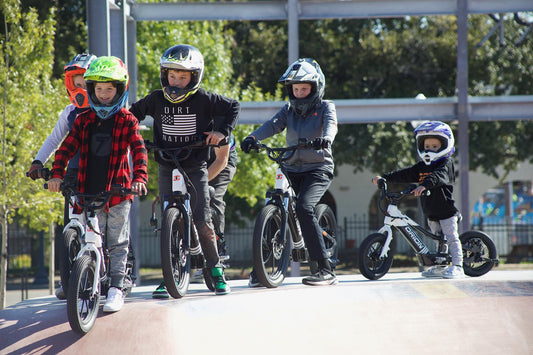 kids on orion electric balance bikes