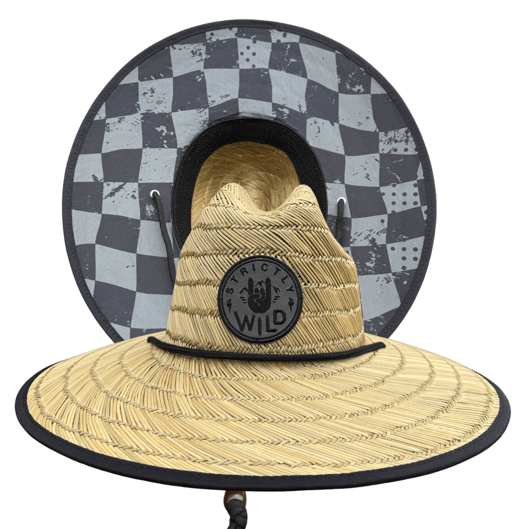 Stealth Checker Straw Hat