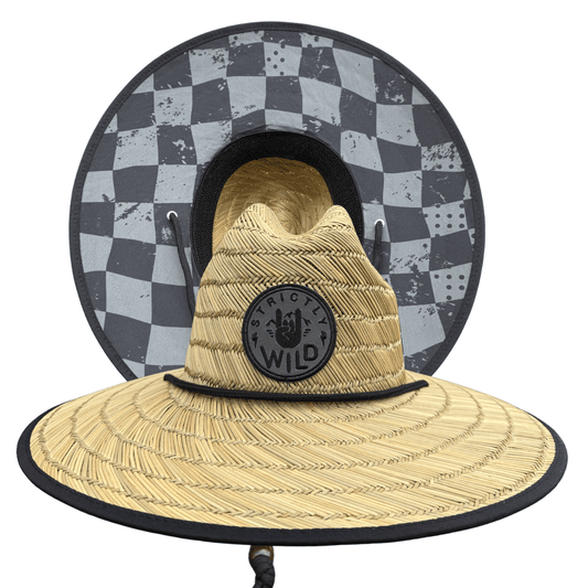 Stealth Checker Straw Hat