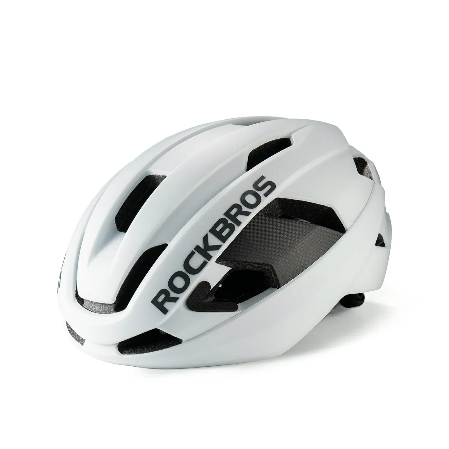 Carbon Fiber Cycling Helmet Antibacterial Lining Ventilated Adjustable Fit 3D-GRID
