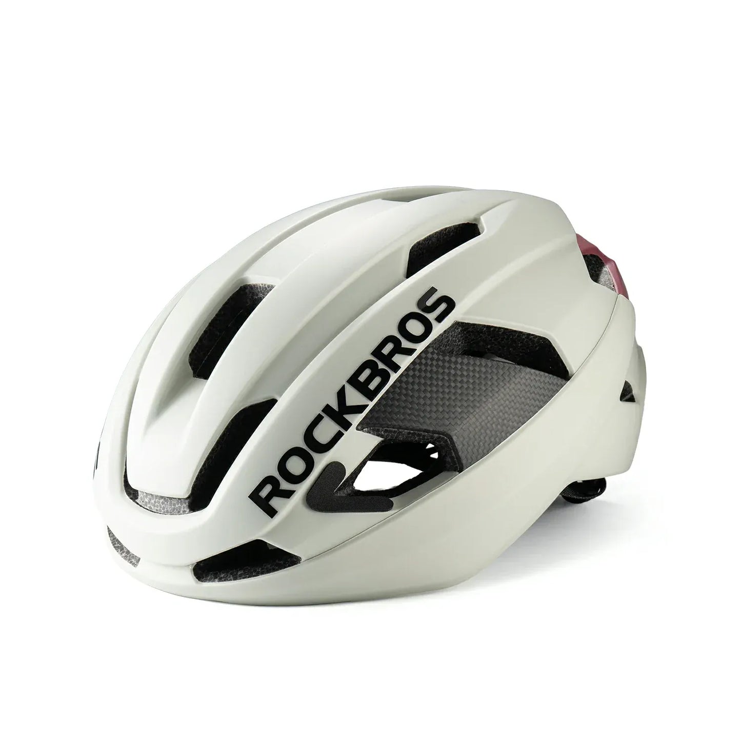 Carbon Fiber Cycling Helmet Antibacterial Lining Ventilated Adjustable Fit 3D-GRID