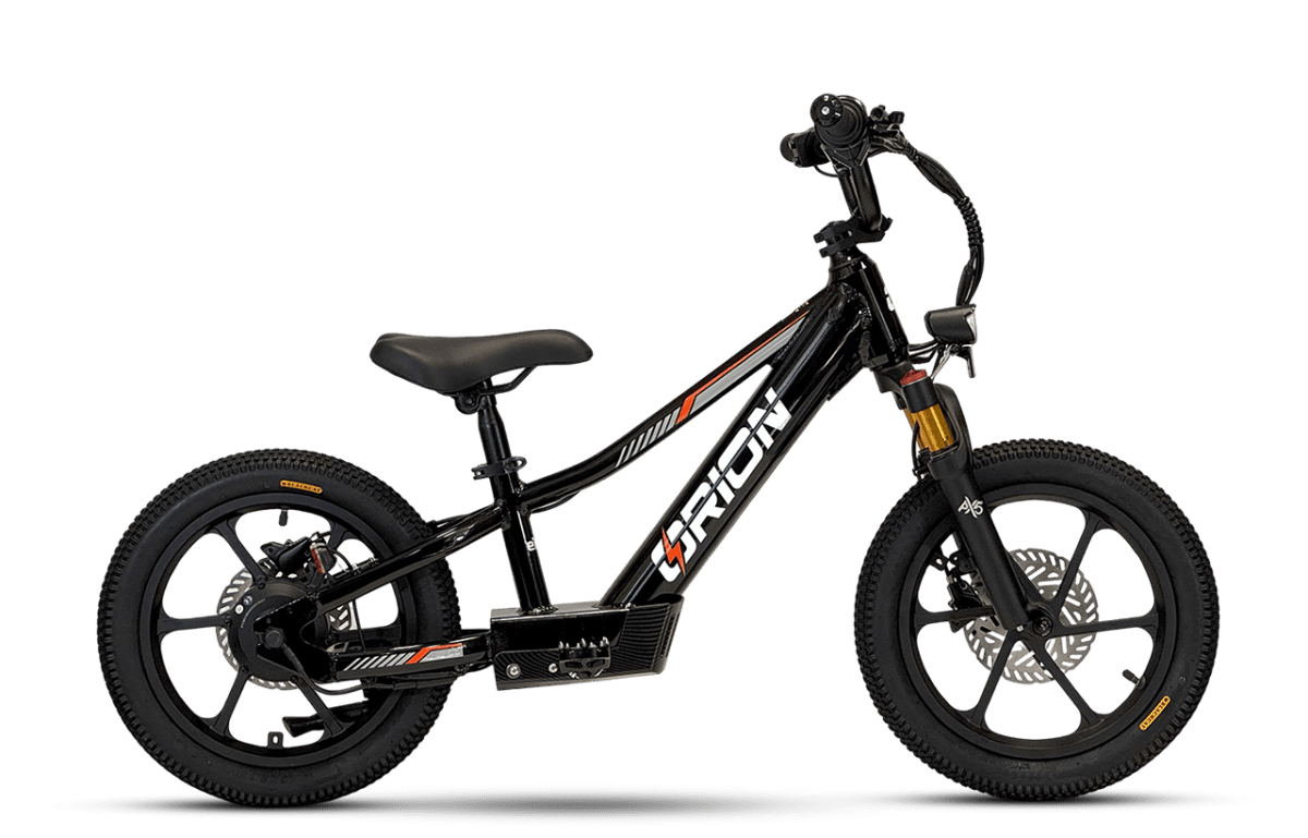 2025 Orion e16x – 16″ Wheels 350W 36V – Deluxe Electric Balance Bike