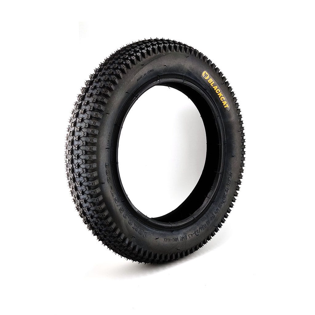 e12 Front or Rear Black Cat Tire 12 x 2.35