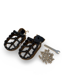 Aluminum Foot Pegs - MX Style with Cleat