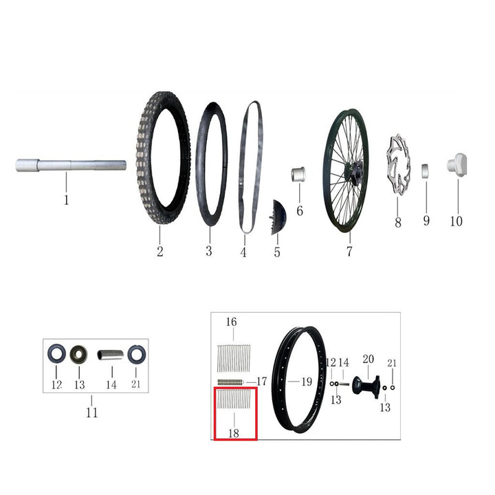 Inner Front Wheel Spoke