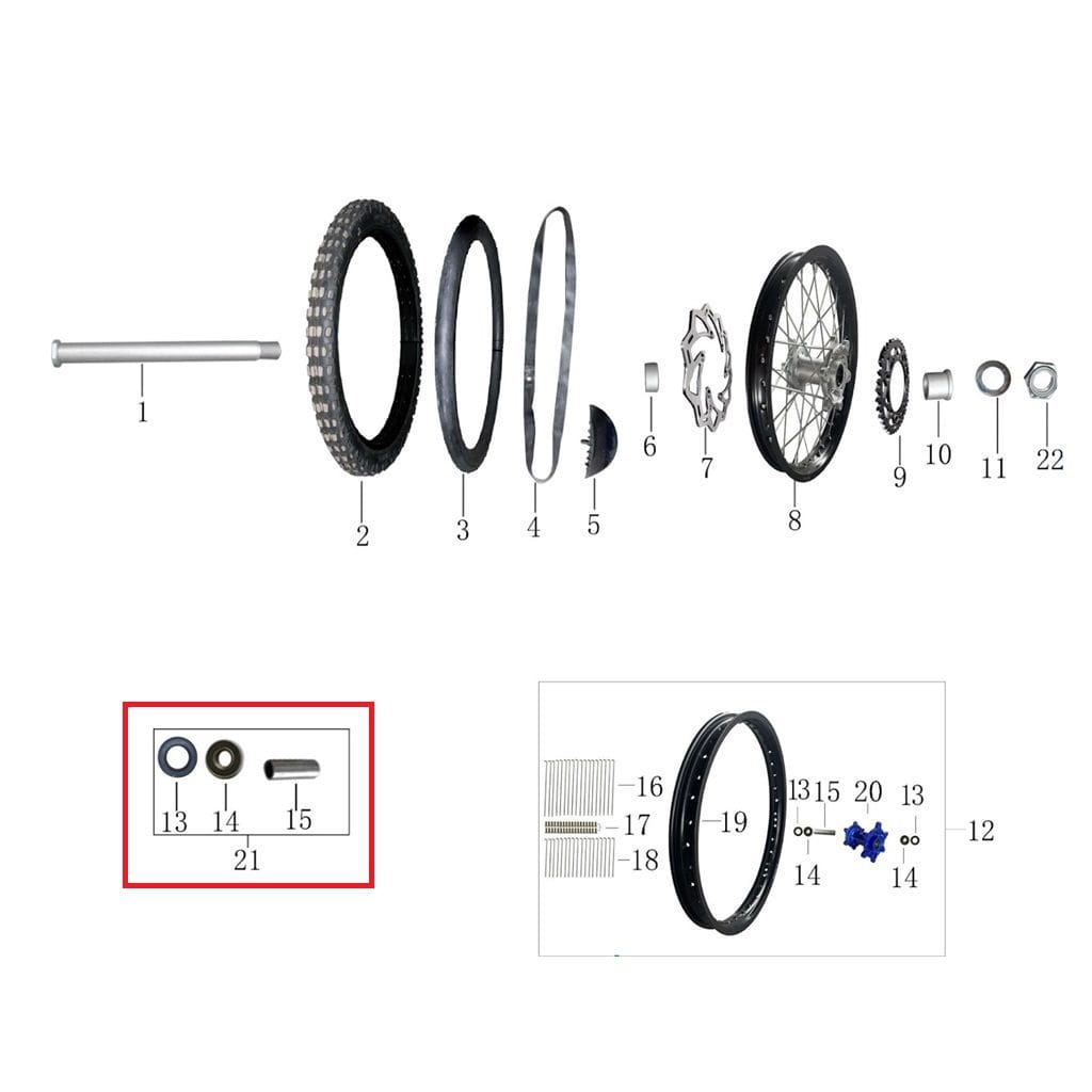 Rear Wheel Bearings and Seals