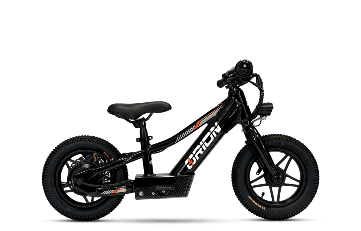 2025 Orion e12x – 12″ Wheel 250W 24V – Deluxe Electric Balance Bike