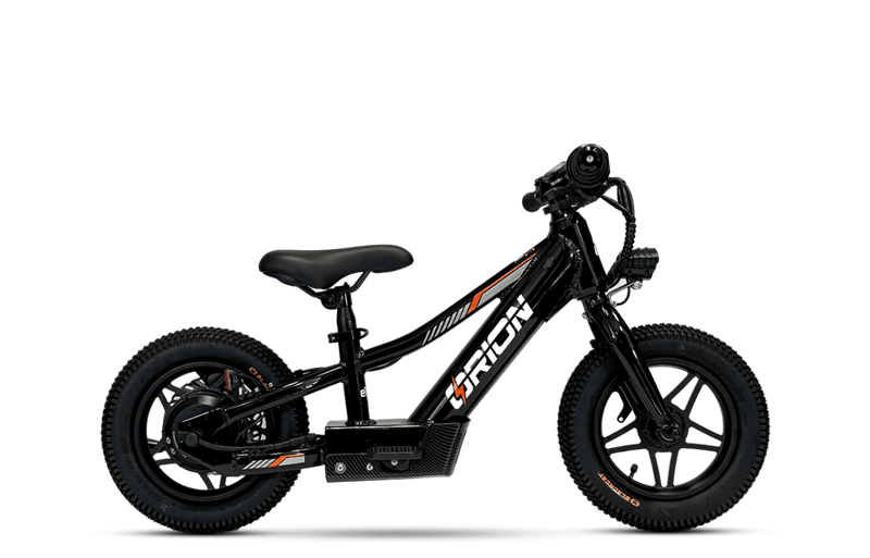 Orion e12x 12 inch kids electric balance bike 250W 24V black