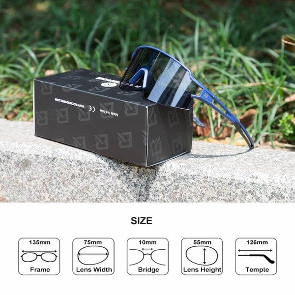 Half Frame Photochromic Cycling Sunglasses