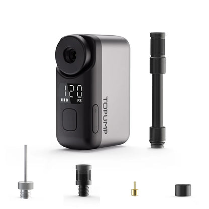 TOPUMP TB2 PRO Electric Mini Portable Pump for Bikes Cordless Tire Inflator 120PSI