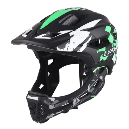 Kids Cycling Helmet Detachable Full Face Helmet Adjustable Cycling Helmet Bicycle helmet for Children Cycling bike accessories
