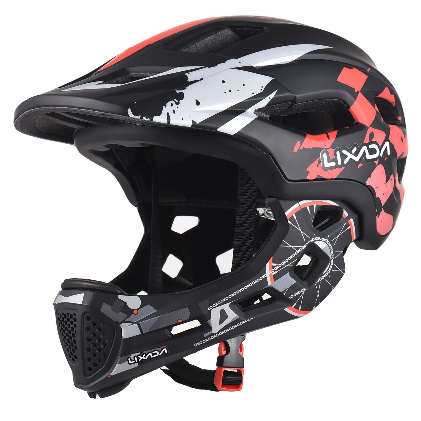 Kids Cycling Helmet Detachable Full Face Helmet Adjustable Cycling Helmet Bicycle helmet for Children Cycling bike accessories