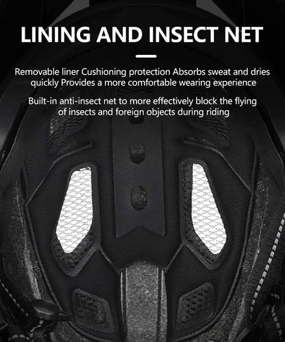Eastinear Adult Mtb Helmet Bicycle Full Face Detachable One-piece Motorcycle Riding Safety Helmet Head Protection Outdoor
