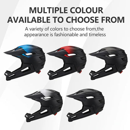 Eastinear Adult Mtb Helmet Bicycle Full Face Detachable One-piece Motorcycle Riding Safety Helmet Head Protection Outdoor