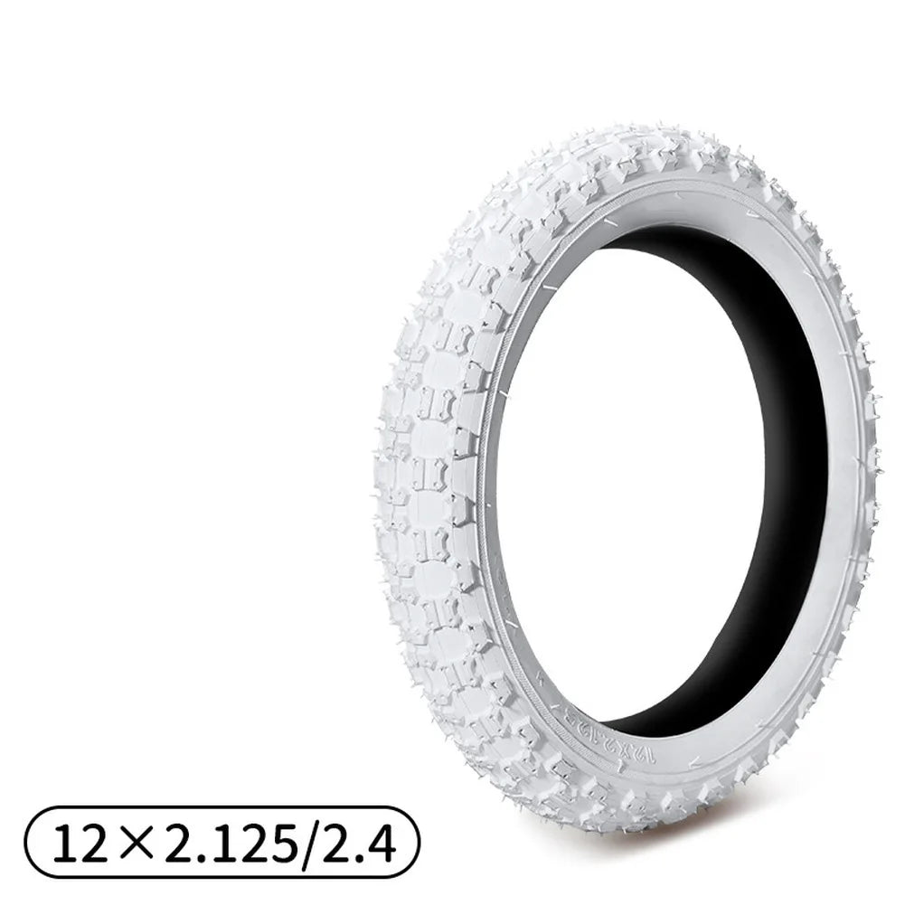 White Color Tires for Electric Balance Bikes - 12/16/20 Inch