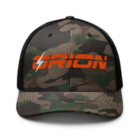 Orion Embroidered Camouflage trucker hat