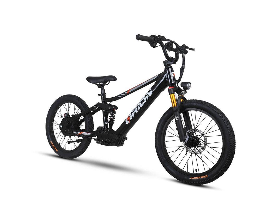 Orion e20x-FS - FULL SUSPENSION - 20" Spoked Wheel 500W 48V - Deluxe Electric Balance Bike