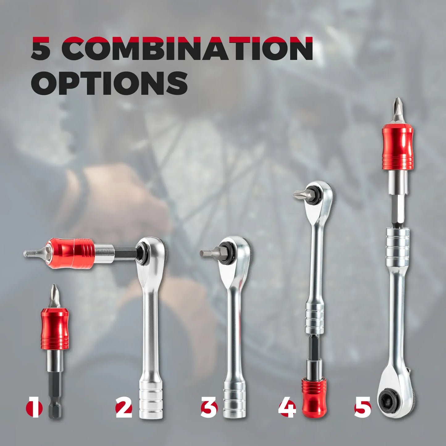 Foldable Ratchet Multi-Tool
