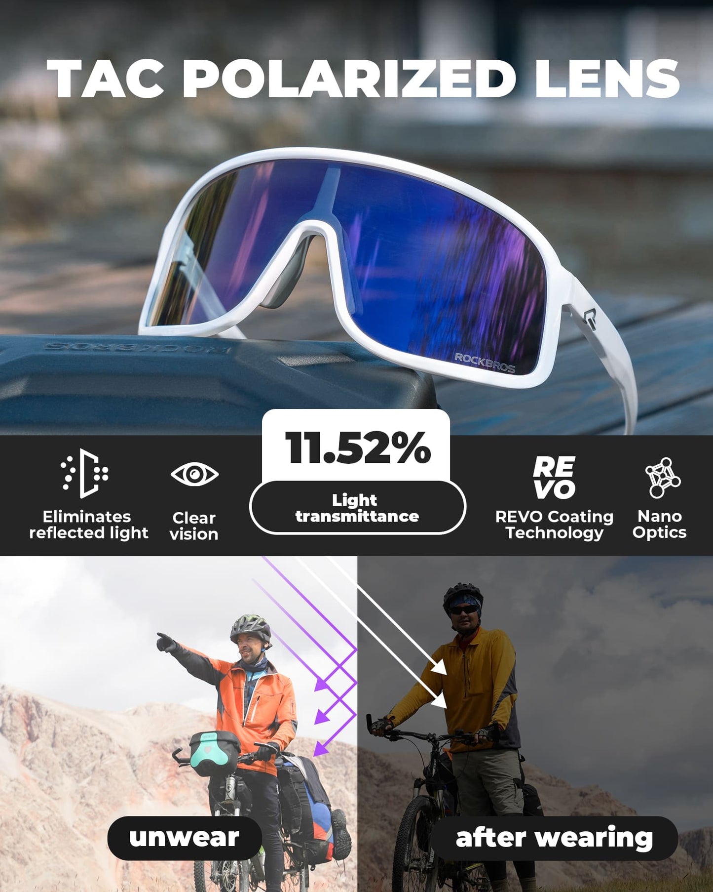 SP350 Polarized Cycling Glasses